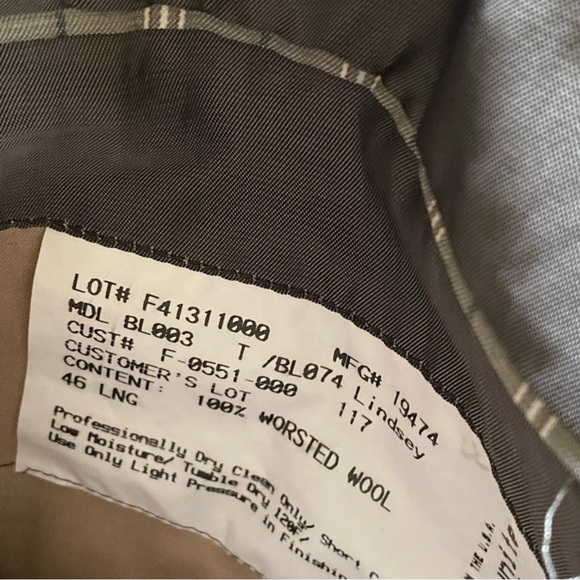 Hickey Freeman blazer 46L ( B32) - Picture 5 of 5